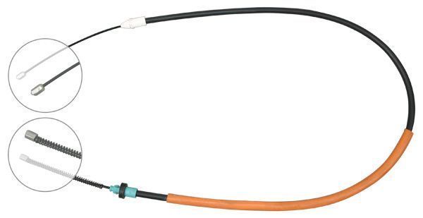 Tirette à câble, frein de stationnement | F.BECKER_LINE