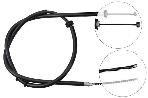 Tirette à câble, frein de stationnement | F.BECKER_LINE