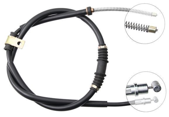 Tirette à câble, frein de stationnement | F.BECKER_LINE