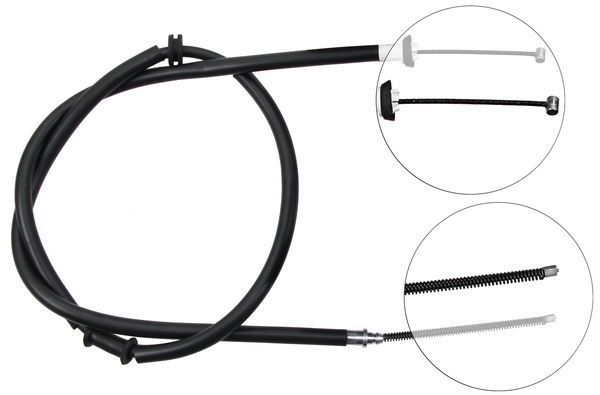 Tirette à câble, frein de stationnement | F.BECKER_LINE