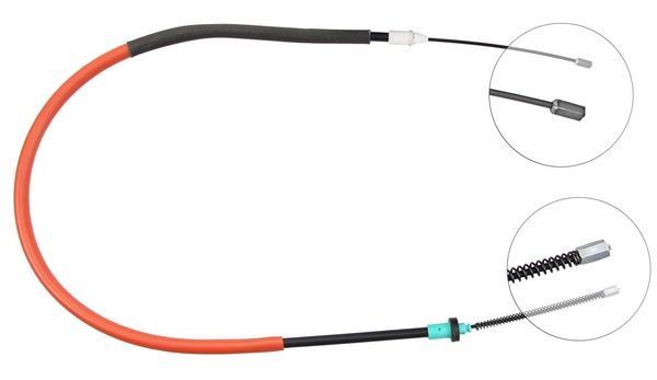 Tirette à câble, frein de stationnement | F.BECKER_LINE