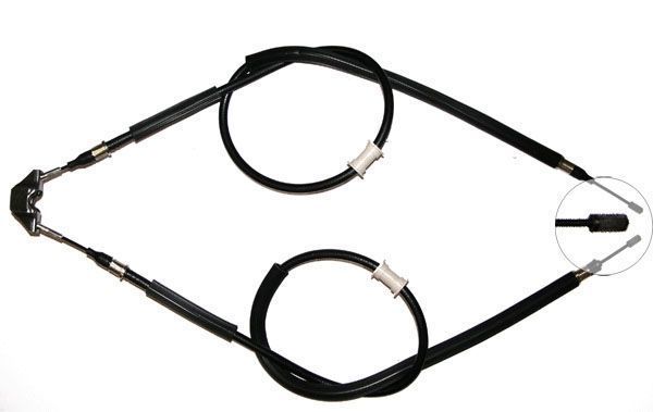 Tirette à câble, frein de stationnement | F.BECKER_LINE