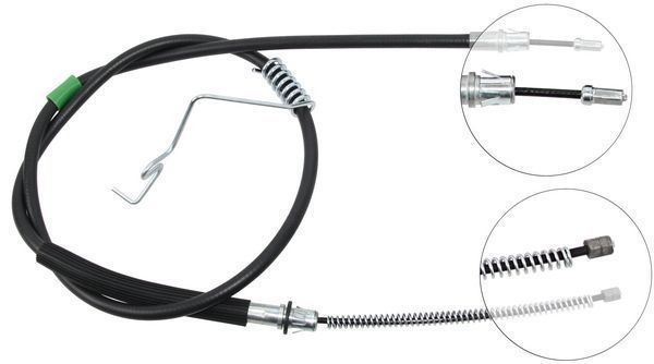 Tirette à câble, frein de stationnement | F.BECKER_LINE