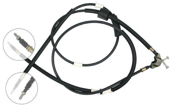 Tirette à câble, frein de stationnement | F.BECKER_LINE