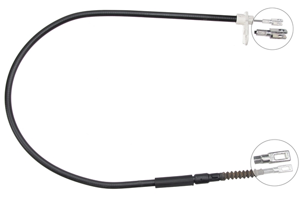 Tirette à câble, frein de stationnement | F.BECKER_LINE