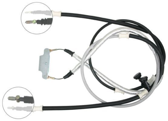 Tirette à câble, frein de stationnement | F.BECKER_LINE