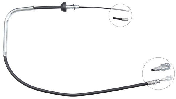 Tirette à câble, frein de stationnement | F.BECKER_LINE