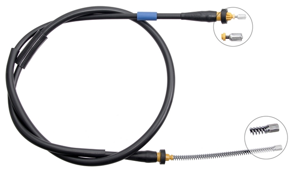 Tirette à câble, frein de stationnement | F.BECKER_LINE