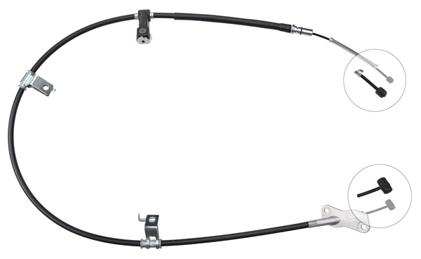 Tirette à câble, frein de stationnement | F.BECKER_LINE