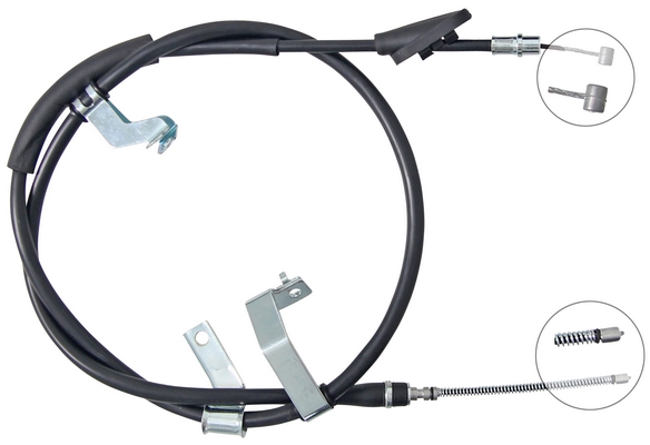 Tirette à câble, frein de stationnement | F.BECKER_LINE