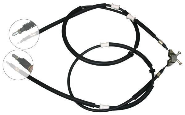 Tirette à câble, frein de stationnement | F.BECKER_LINE