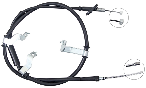 Tirette à câble, frein de stationnement | F.BECKER_LINE