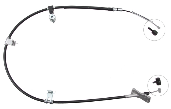 Tirette à câble, frein de stationnement | F.BECKER_LINE