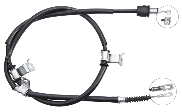 Tirette à câble, frein de stationnement | F.BECKER_LINE