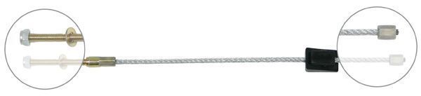 Tirette à câble, frein de stationnement | F.BECKER_LINE