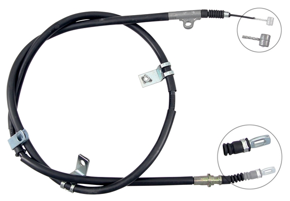 Tirette à câble, frein de stationnement | F.BECKER_LINE