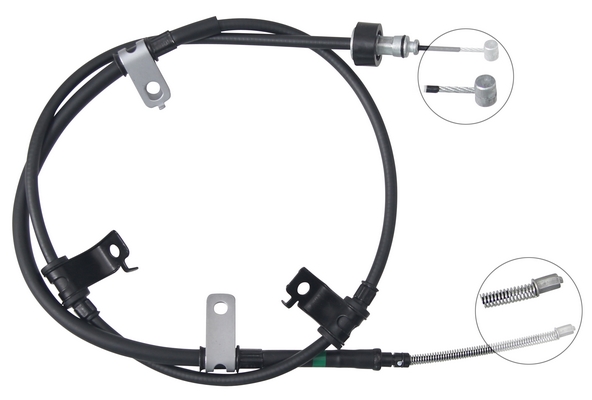 Tirette à câble, frein de stationnement | F.BECKER_LINE