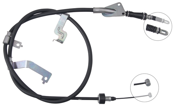 Tirette à câble, frein de stationnement | F.BECKER_LINE