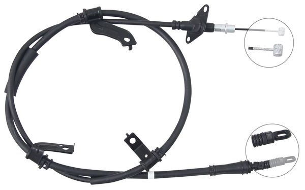 Tirette à câble, frein de stationnement | F.BECKER_LINE