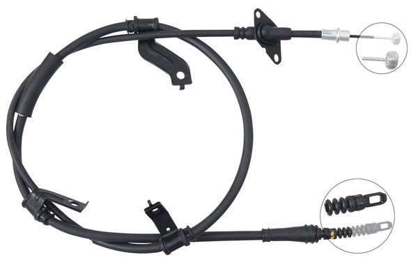 Tirette à câble, frein de stationnement | F.BECKER_LINE