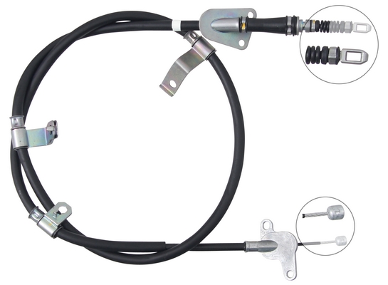 Tirette à câble, frein de stationnement | F.BECKER_LINE