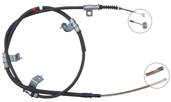 Tirette à câble, frein de stationnement | F.BECKER_LINE