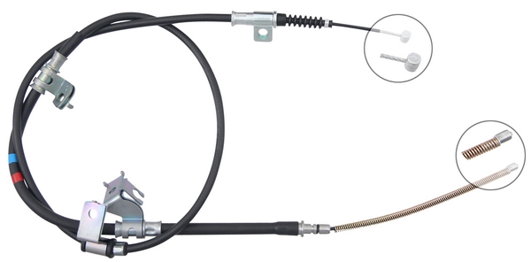 Tirette à câble, frein de stationnement | F.BECKER_LINE