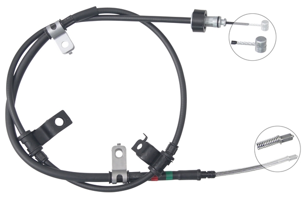 Tirette à câble, frein de stationnement | F.BECKER_LINE