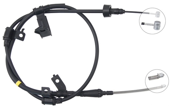 Tirette à câble, frein de stationnement | F.BECKER_LINE