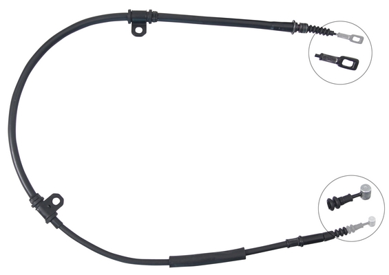 Tirette à câble, frein de stationnement | F.BECKER_LINE