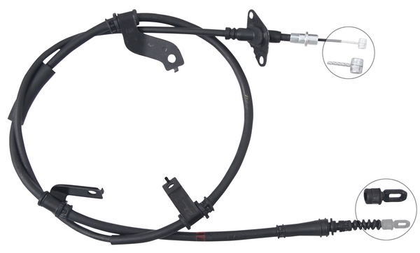 Tirette à câble, frein de stationnement | F.BECKER_LINE