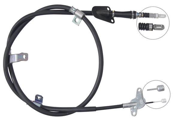 Tirette à câble, frein de stationnement | F.BECKER_LINE