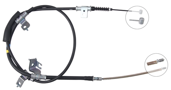 Tirette à câble, frein de stationnement | F.BECKER_LINE