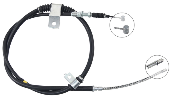 Tirette à câble, frein de stationnement | F.BECKER_LINE