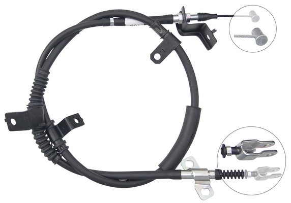 Tirette à câble, frein de stationnement | F.BECKER_LINE