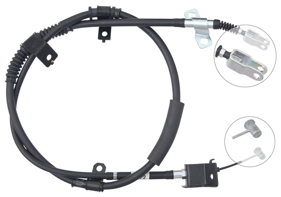 Tirette à câble, frein de stationnement | F.BECKER_LINE