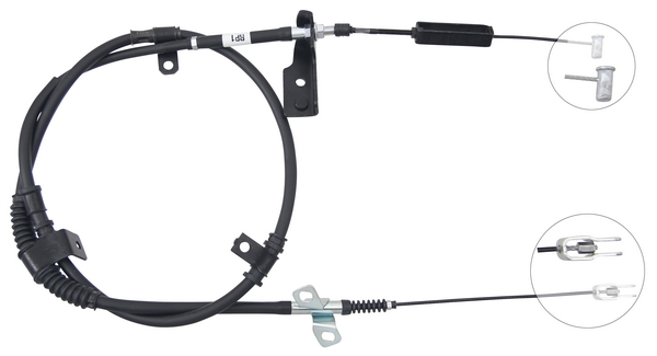 Tirette à câble, frein de stationnement | F.BECKER_LINE