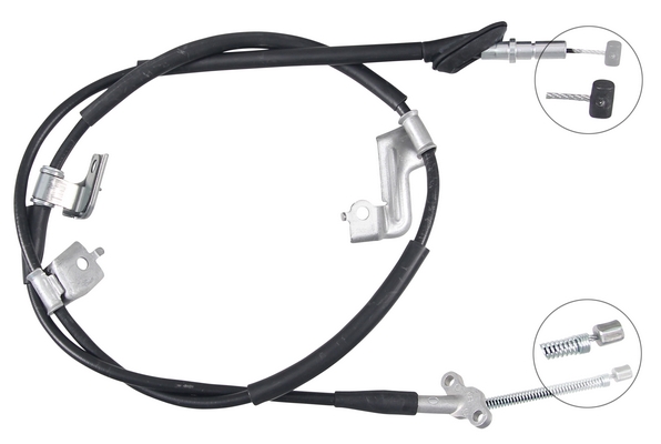 Tirette à câble, frein de stationnement | F.BECKER_LINE