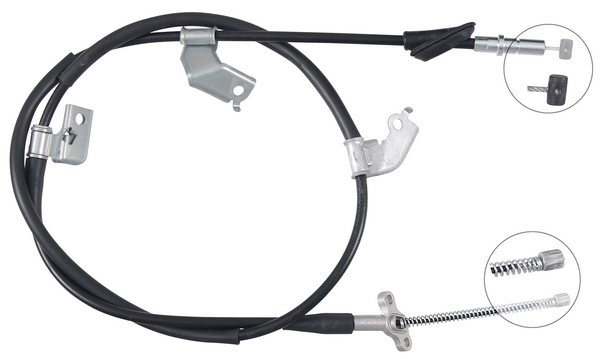 Tirette à câble, frein de stationnement | F.BECKER_LINE