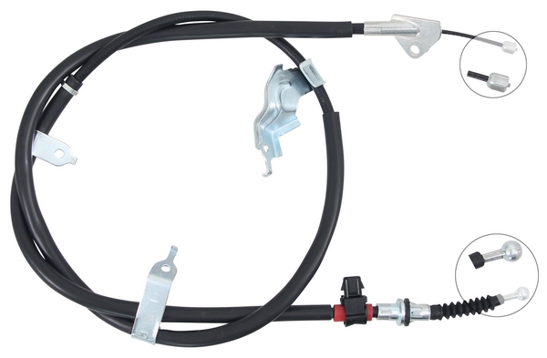 Tirette à câble, frein de stationnement | F.BECKER_LINE