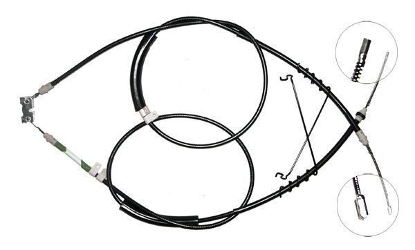 Tirette à câble, frein de stationnement | F.BECKER_LINE