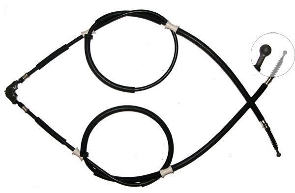 Tirette à câble, frein de stationnement | F.BECKER_LINE