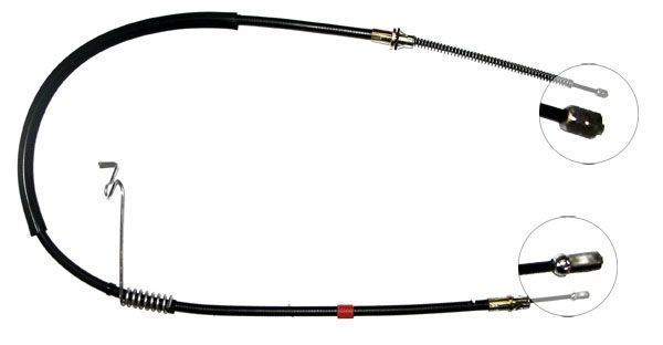 Tirette à câble, frein de stationnement | F.BECKER_LINE