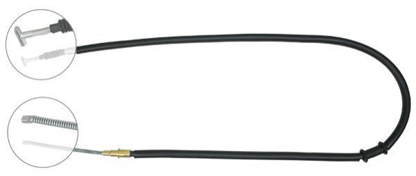 Tirette à câble, frein de stationnement | F.BECKER_LINE