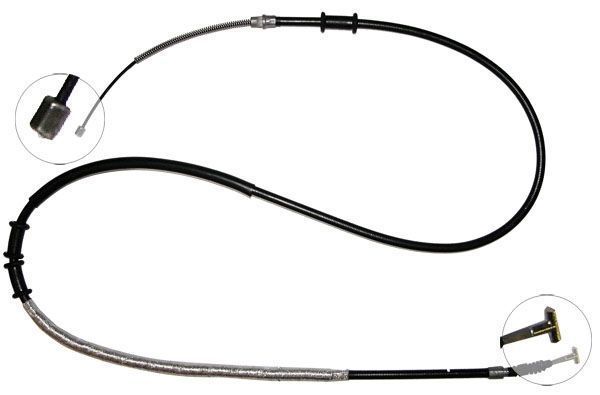 Tirette à câble, frein de stationnement | F.BECKER_LINE