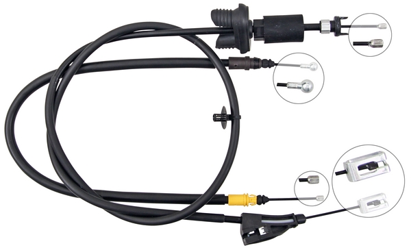 Tirette à câble, frein de stationnement | F.BECKER_LINE