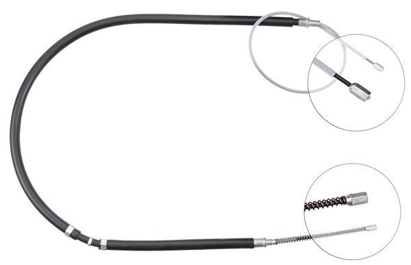 Tirette à câble, frein de stationnement | F.BECKER_LINE