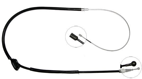 Tirette à câble, frein de stationnement | F.BECKER_LINE