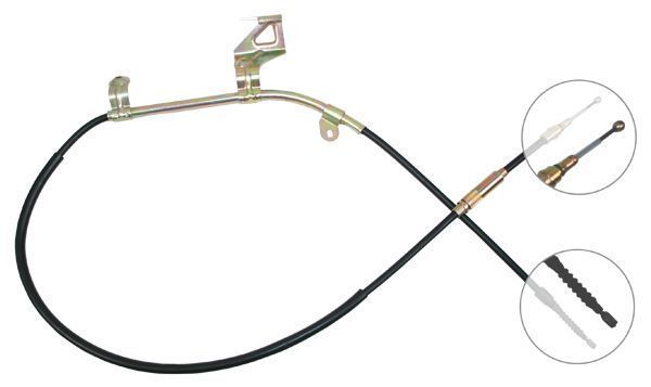 Tirette à câble, frein de stationnement | F.BECKER_LINE