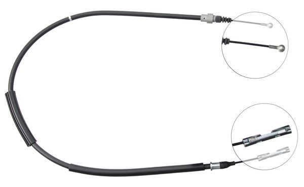 Tirette à câble, frein de stationnement | F.BECKER_LINE